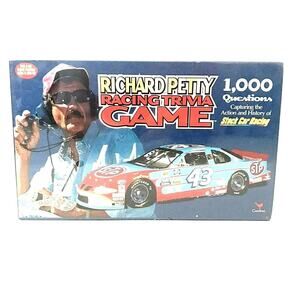 Richard Petty NASCAR Stock Car Racing Trivia Game 1998 Cardinal Sealed "NEW''.
